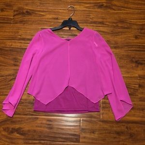 Magenta blouse